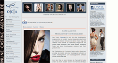 Desktop Screenshot of online-casting-agentur.de